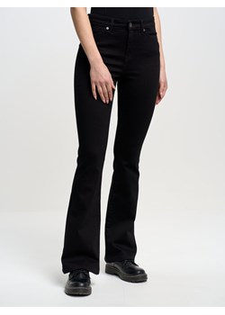 Spodnie jeans damskie z rozszerzaną nogawką czarne Clara Flare 995 ze sklepu Big Star w kategorii Jeansy damskie - zdjęcie 168974487