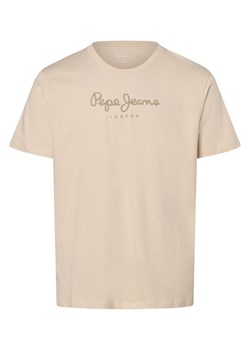 Pepe Jeans Koszulka męska - Eggo N Mężczyźni Bawełna beżowy nadruk ze sklepu vangraaf w kategorii T-shirty męskie - zdjęcie 168975115