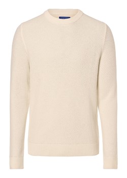 Jack & Jones Sweter - JORBrody Mężczyźni Bawełna écru jednolity ze sklepu vangraaf w kategorii Swetry męskie - zdjęcie 168975147