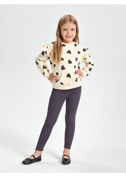 Sinsay - Komplet: bluza i legginsy - kremowy ze sklepu Sinsay w kategorii Komplety dziewczęce - zdjęcie 168977119
