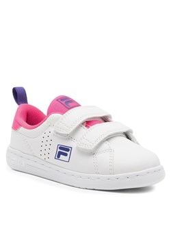Sneakersy Fila CROSSCOURT 2 NT VELCRO tdl FFK0010 13153 Biały ze sklepu eobuwie.pl w kategorii Trampki dziecięce - zdjęcie 168977547