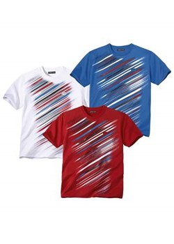 Zestaw 3 koszulek Sport Intense ze sklepu Atlas For Men w kategorii T-shirty męskie - zdjęcie 168977636