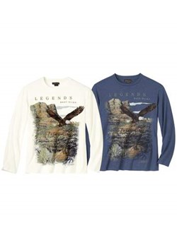 Zestaw 2 koszulek z motywem orła bielika ze sklepu Atlas For Men w kategorii T-shirty męskie - zdjęcie 168977677