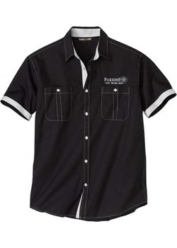 Czarna koszula w lotniczym stylu Paradise ze sklepu Atlas For Men w kategorii Koszule męskie - zdjęcie 168977966