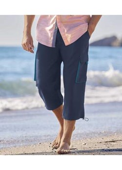 Spodnie-bojówki ¾ z mikrofibry ze sklepu Atlas For Men w kategorii Spodenki męskie - zdjęcie 168978248