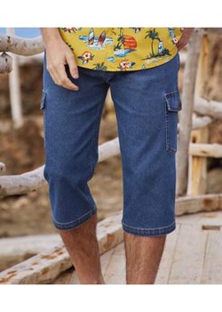 Spodnie-bojówki ¾ z denimu ze sklepu Atlas For Men w kategorii Jeansy męskie - zdjęcie 168978268