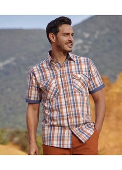 Popelinowa koszula w kratę ze sklepu Atlas For Men w kategorii Koszule męskie - zdjęcie 168978278