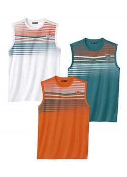 Zestaw 3 sportowych koszulek bez rękawów ze sklepu Atlas For Men w kategorii T-shirty męskie - zdjęcie 168978298