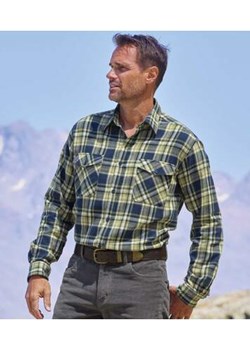 Flanelowa koszula w kratę Yellowstone ze sklepu Atlas For Men w kategorii Koszule męskie - zdjęcie 168978329