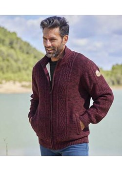 Trykotowa bluza podszyta kożuszkiem sherpa ze sklepu Atlas For Men w kategorii Swetry męskie - zdjęcie 168978336