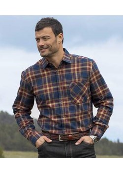 Jesienna, flanelowa koszula w kratę ze sklepu Atlas For Men w kategorii Koszule męskie - zdjęcie 168978378