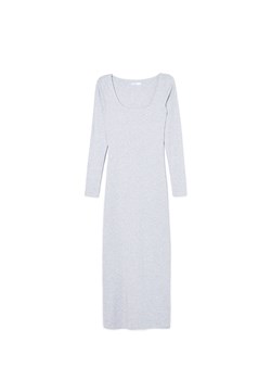 Cropp - Szara sukienka maxi - jasny szary ze sklepu Cropp w kategorii Sukienki - zdjęcie 168979137