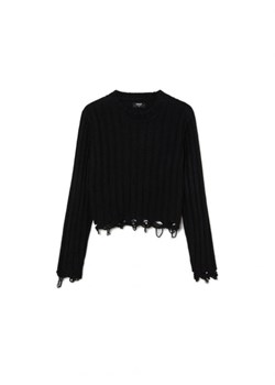 Cropp - Czarny sweter - czarny ze sklepu Cropp w kategorii Swetry damskie - zdjęcie 168979169
