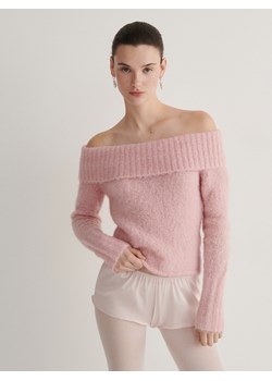 Reserved - Sweter z alpaką - brudny róż ze sklepu Reserved w kategorii Swetry damskie - zdjęcie 168979287