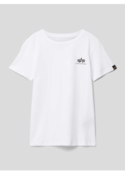 T-shirt z nadrukiem z logo ze sklepu Peek&Cloppenburg  w kategorii T-shirty chłopięce - zdjęcie 168979585
