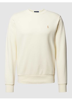 Bluza w jednolitym kolorze z wyhaftowanym logo ze sklepu Peek&Cloppenburg  w kategorii Bluzy męskie - zdjęcie 168982879