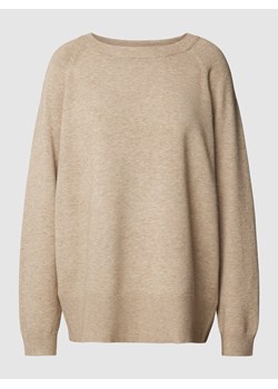 Sweter z dzianiny z prążkowanymi wykończeniami model ‘Sardia’ ze sklepu Peek&Cloppenburg  w kategorii Swetry damskie - zdjęcie 168982949