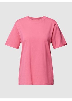 T-shirt w jednolitym kolorze model ‘RIA’ ze sklepu Peek&Cloppenburg  w kategorii Bluzki damskie - zdjęcie 168982958