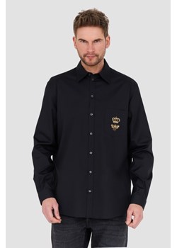 DOLCE & GABBANA Czarna koszula, Wybierz rozmiar 43 ze sklepu outfit.pl w kategorii Koszule męskie - zdjęcie 168988169