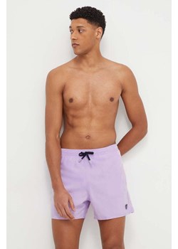 Emporio Armani Underwear szorty kąpielowe kolor fioletowy 211740 4R420 ze sklepu ANSWEAR.com w kategorii Kąpielówki - zdjęcie 168988876