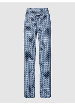 Spodnie z prostą nogawką i wzorem na całej powierzchni model ‘CANDICE’ ze sklepu Peek&Cloppenburg  w kategorii Spodnie damskie - zdjęcie 168989117
