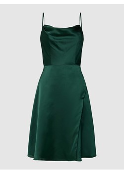 Sukienka koktajlowa o długości do kolan w jednolitym kolorze ze sklepu Peek&Cloppenburg  w kategorii Sukienki - zdjęcie 168989166