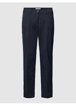 Spodnie materiałowe o kroju regular fit w kant model ‘STYLE.MARA’ ze sklepu Peek&Cloppenburg  w kategorii Spodnie damskie - zdjęcie 168989216