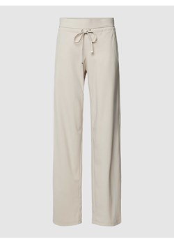 Spodnie z prostą nogawką i tunelem model ‘CANDICE’ ze sklepu Peek&Cloppenburg  w kategorii Spodnie damskie - zdjęcie 168989275