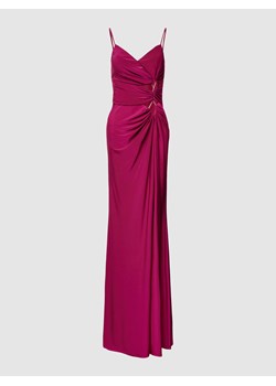Długa sukienka z wycięciami ze sklepu Peek&Cloppenburg  w kategorii Sukienki - zdjęcie 168989485