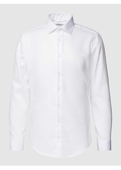 Koszula biznesowa o kroju slim fit z kołnierzykiem typu kent ze sklepu Peek&Cloppenburg  w kategorii Koszule męskie - zdjęcie 168989565