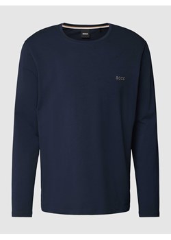 Bluzka z długim rękawem i wyhaftowanym logo model ‘Mix&Match’ ze sklepu Peek&Cloppenburg  w kategorii T-shirty męskie - zdjęcie 168989648