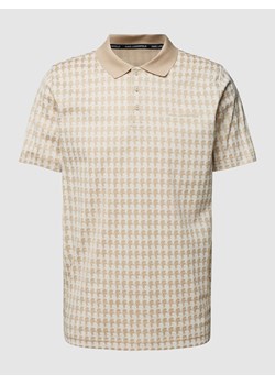 Koszulka polo o kroju regular fit ze wzorem na całej powierzchni ze sklepu Peek&Cloppenburg  w kategorii T-shirty męskie - zdjęcie 168990007