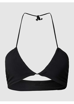 Top bikini z wiązaniem na szyi model ‘COOLIO BLACKSAND’ ze sklepu Peek&Cloppenburg  w kategorii Stroje kąpielowe - zdjęcie 168990175