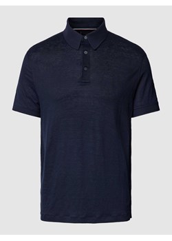 Koszulka polo o kroju regular fit z mieszanki lnu ze sklepu Peek&Cloppenburg  w kategorii T-shirty męskie - zdjęcie 168990265