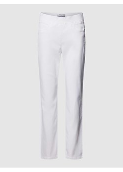 Jeansy o kroju slim fit z elastycznym pasem z logo model ‘Pamina Fun’ ze sklepu Peek&Cloppenburg  w kategorii Jeansy damskie - zdjęcie 168990475