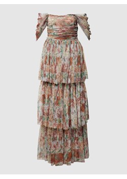 Sukienka wieczorowa w kwiatowe wzory ze sklepu Peek&Cloppenburg  w kategorii Sukienki - zdjęcie 168990826