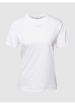 T-shirt z detalem z logo ze sklepu Peek&Cloppenburg  w kategorii Bluzki damskie - zdjęcie 168990846