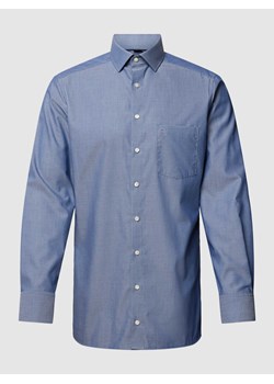 Koszula biznesowa o kroju regular fit z kołnierzykiem typu kent ze sklepu Peek&Cloppenburg  w kategorii Koszule męskie - zdjęcie 168991009