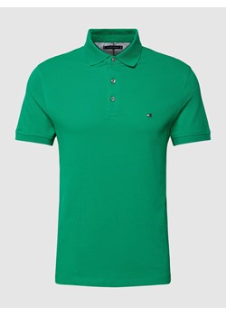 Koszulka polo o kroju slim fit ze wzorem w paski model ‘1985’ ze sklepu Peek&Cloppenburg  w kategorii T-shirty męskie - zdjęcie 168991015
