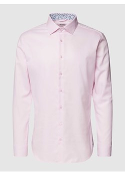 Koszula biznesowa o kroju Super Slim Fit z kołnierzykiem typu kent ze sklepu Peek&Cloppenburg  w kategorii Koszule męskie - zdjęcie 168991047