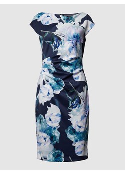 Sukienka koktajlowa o długości do kolan z kwiatowym wzorem ze sklepu Peek&Cloppenburg  w kategorii Sukienki - zdjęcie 168991177