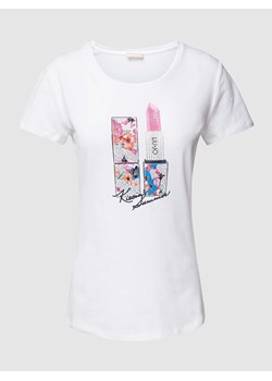 T-shirt z nadrukiem z motywem z logo ze sklepu Peek&Cloppenburg  w kategorii Bluzki damskie - zdjęcie 168991267