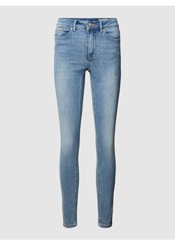 Jeansy o kroju skinny fit z przetarciami model ‘FLASH’ ze sklepu Peek&Cloppenburg  w kategorii Jeansy damskie - zdjęcie 168991445