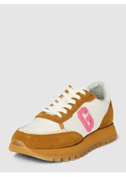 Sneakersy z mieszanki skóry model ‘Caffay’ ze sklepu Peek&Cloppenburg  w kategorii Buty sportowe damskie - zdjęcie 168991679