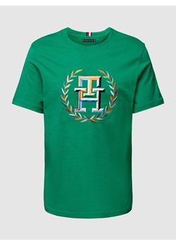 T-shirt o kroju regular fit z wyhaftowanym logo ze sklepu Peek&Cloppenburg  w kategorii T-shirty męskie - zdjęcie 168991856