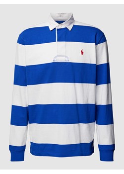 Bluzka o kroju classic fit z długim rękawem i wzorem w paski ze sklepu Peek&Cloppenburg  w kategorii T-shirty męskie - zdjęcie 168991878