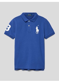 Koszulka polo z wyhaftowanym logo ze sklepu Peek&Cloppenburg  w kategorii T-shirty chłopięce - zdjęcie 168991928