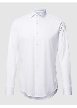 Koszula biznesowa o kroju slim fit z kołnierzykiem typu kent ze sklepu Peek&Cloppenburg  w kategorii Koszule męskie - zdjęcie 168992107