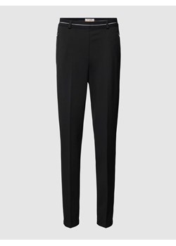 Spodnie materiałowe o kroju super slim fit z kieszeniami zapinanymi na zamek błyskawiczny model ‘LILLYT’ ze sklepu Peek&Cloppenburg  w kategorii Spodnie damskie - zdjęcie 168992586