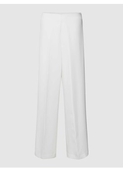 Spodnie materiałowe o kroju wide leg cut z elastycznym pasem model ‘CLARA’ ze sklepu Peek&Cloppenburg  w kategorii Spodnie damskie - zdjęcie 168993166